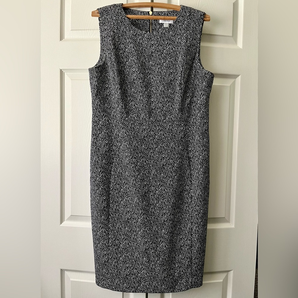 Calvin Klein Double Knit Sheath Dress women’s size 14